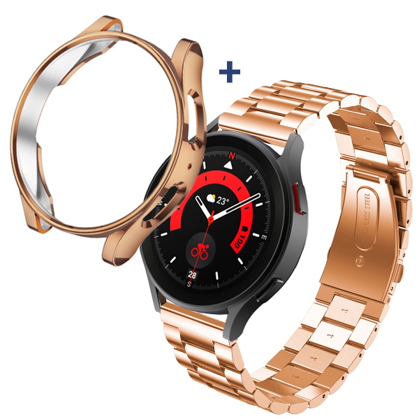 갤럭시워치5프로 45mm 호환 슬림 케이스 스테인리스 스틸 메탈 밴드 스트랩 27,800원