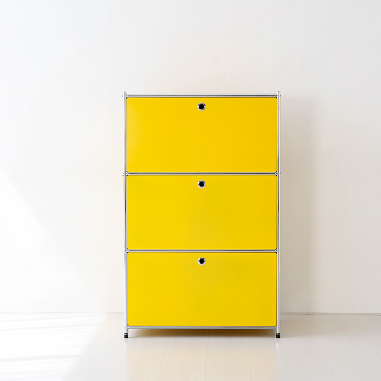 심플리 3단 수납장 BC020, 옐로우 0979.3349 379,000원