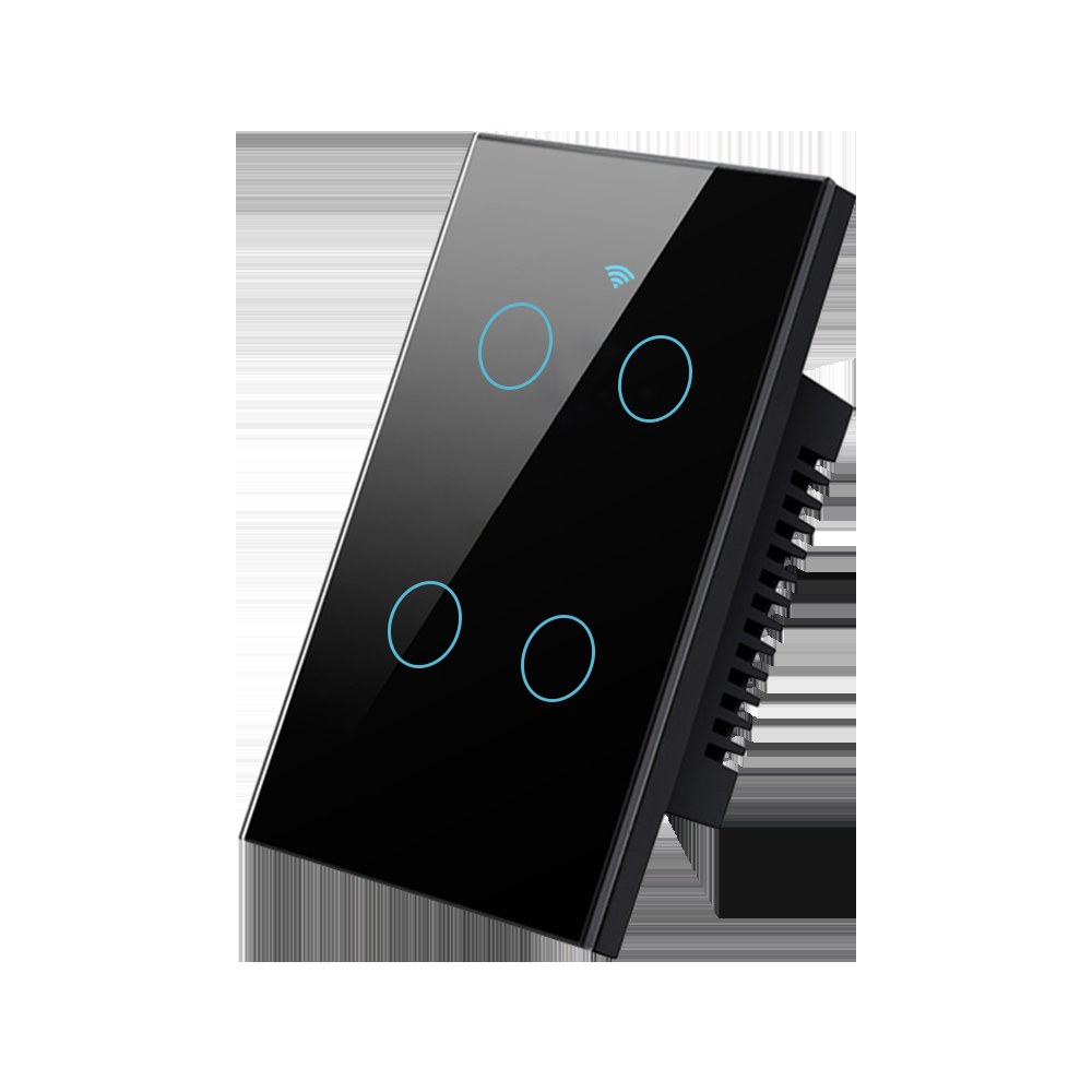 Tuya 스마트 라이프 Wifi 터치 라이트 스위치 무선 원격 LED 조명 스위치 중성선 필요 없음 1-4 Gang Alexa Google 20,700원