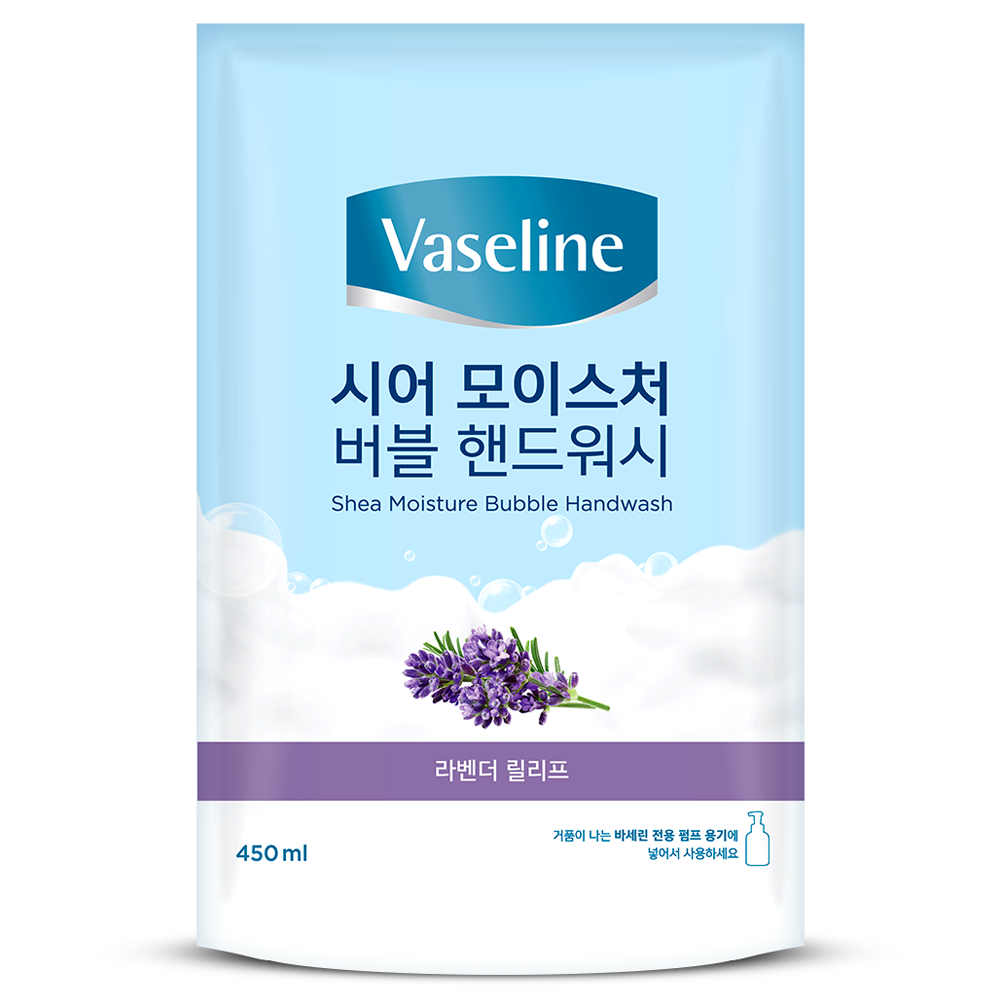 애경바세린 시어 모이스처 버블 핸드워시 라벤더향 리필 4,900원