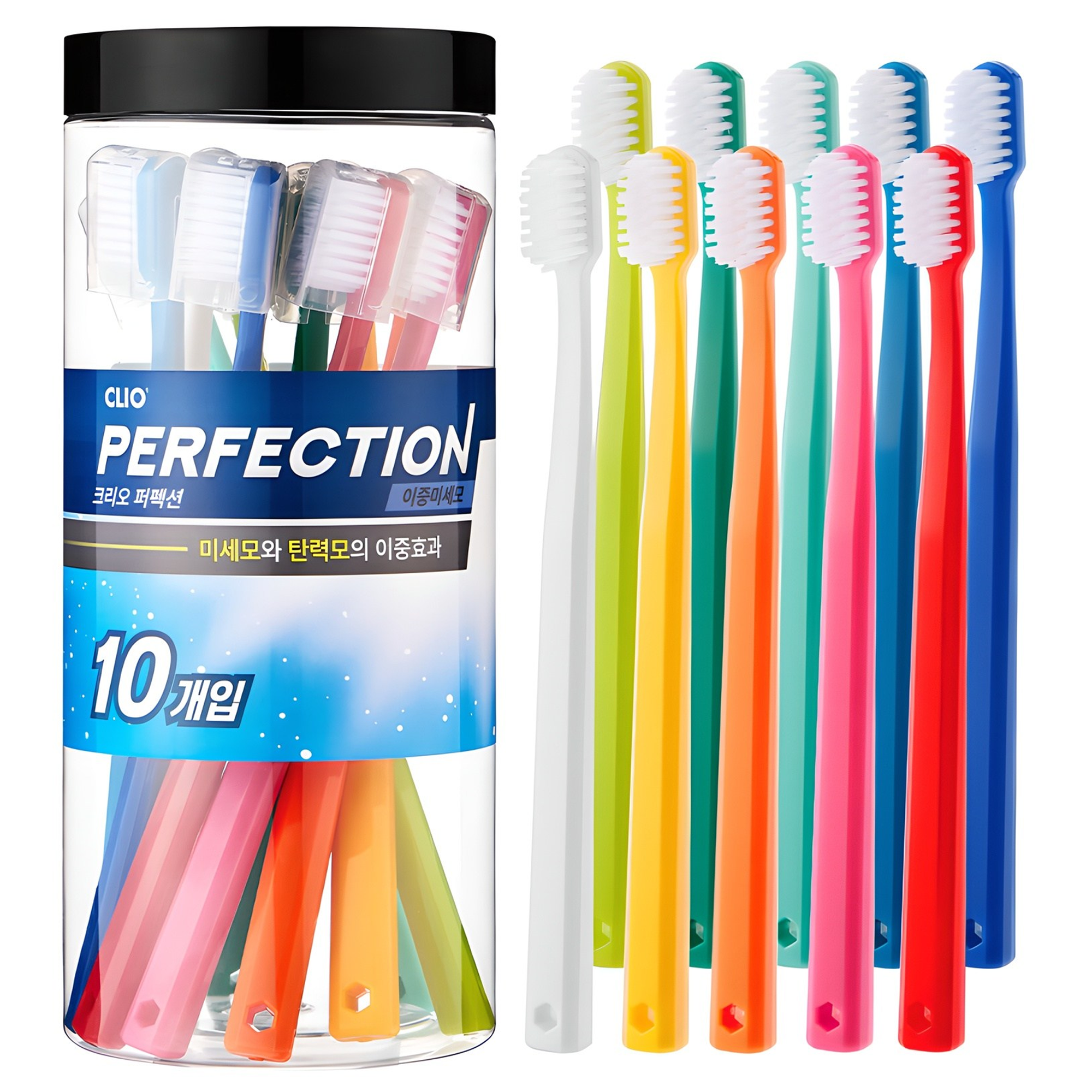 크리오 퍼펙션 이중미세모 비비드 칫솔 세트 3,700원