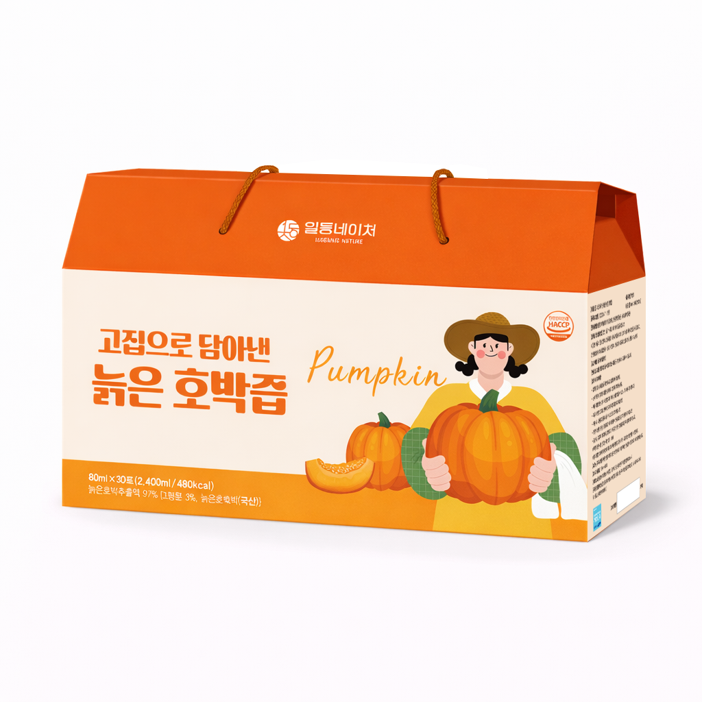 일등네이처 붓기 빼는 호박즙 100% 국산 해남 늙은 호박즙 임산부 산모 추천, 80ml, 30개 22,900원
