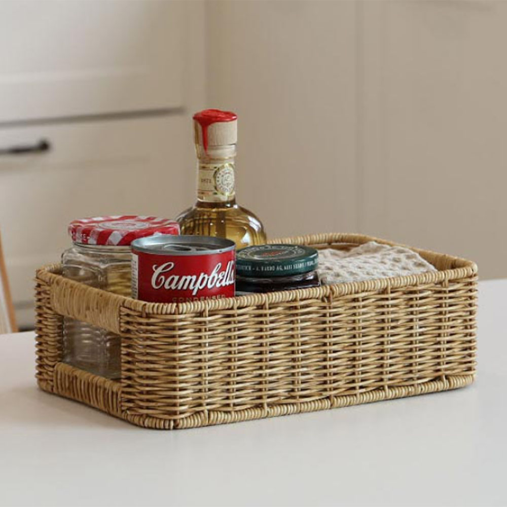 네이쳐리빙 데이지가든 내츄럴 라탄 바구니 6,900원