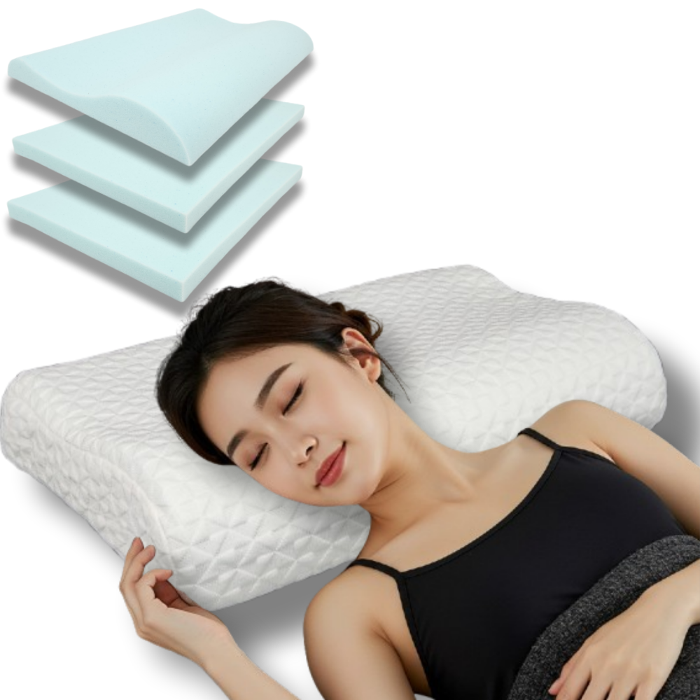 필리에 높이조절 메모리폼 경추베개, 화이트, 1개 39,300원