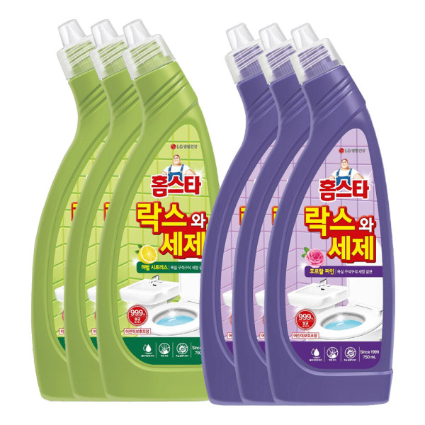 홈스타 락스와세제 6개 (후로랄파인 /허벌시트러스 ) 25,400원