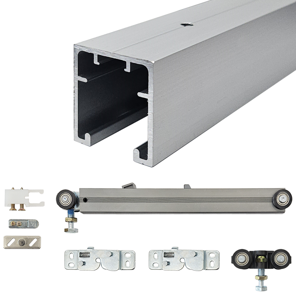 천장형 2M 슬라이딩레일 고급형 댐퍼포함 미닫이문 중문 레일로라, 1세트 95,000원