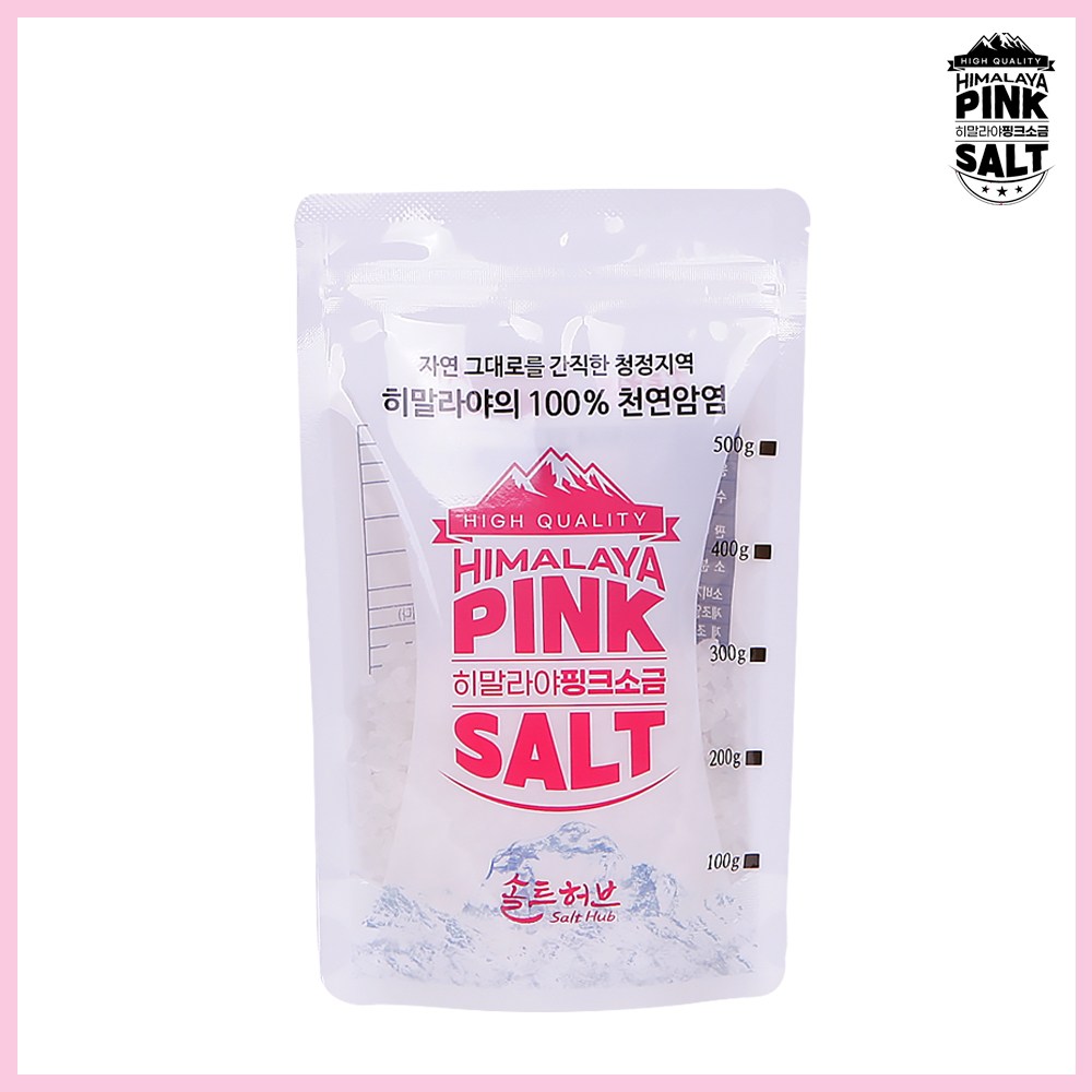 히말라야 핑크솔트 크리스탈가는소금 200g 미네랄 핑크소금 파우치 식용 암염 100% 답례품 선물세트 결혼식 장례 장례식 조의 조문 돌잔치 교회 1,000원