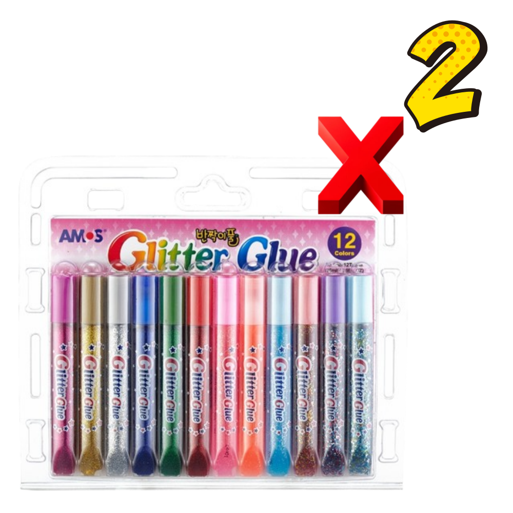 아모스 반짝이풀 크롬쉘 12색상, 2세트, 12컬러세트 17,000원