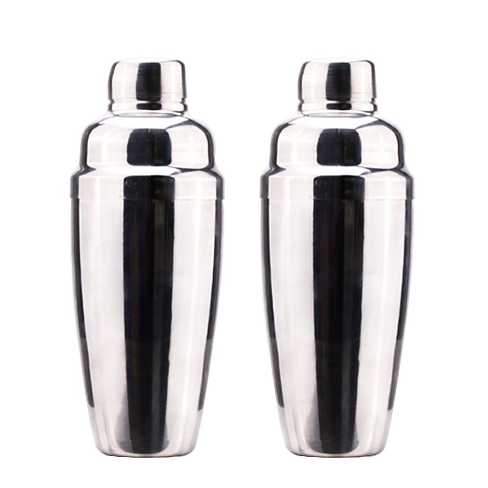 스텐 칵테일 쉐이커 750ml 2개입 세트 홈텐딩 조주기능사 바텐더 하이볼 믹싱, 2개, 실버750ml 9,900원