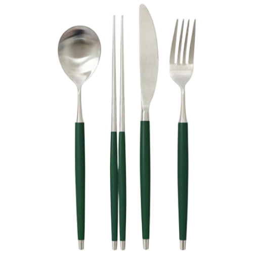 am 미라클 커트러리 세트 1P 수저+나이프+포크, 1개, 수저1인세트1P＋포크1P＋나이프1P, 베이지 48,000원