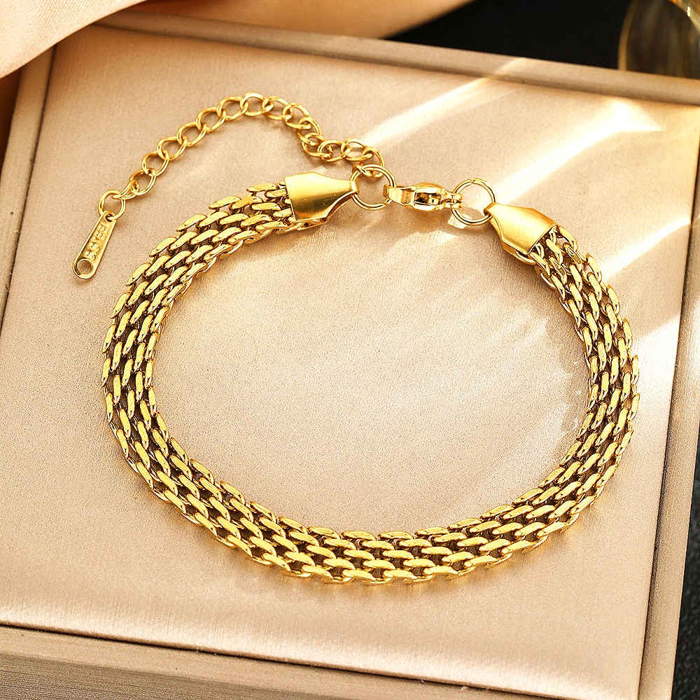 NXNA 14K골드 위빙 스트랩 빈티지 여성 패션 팔찌 XYL-SL025,발암물질 미포함,도금 56,000원