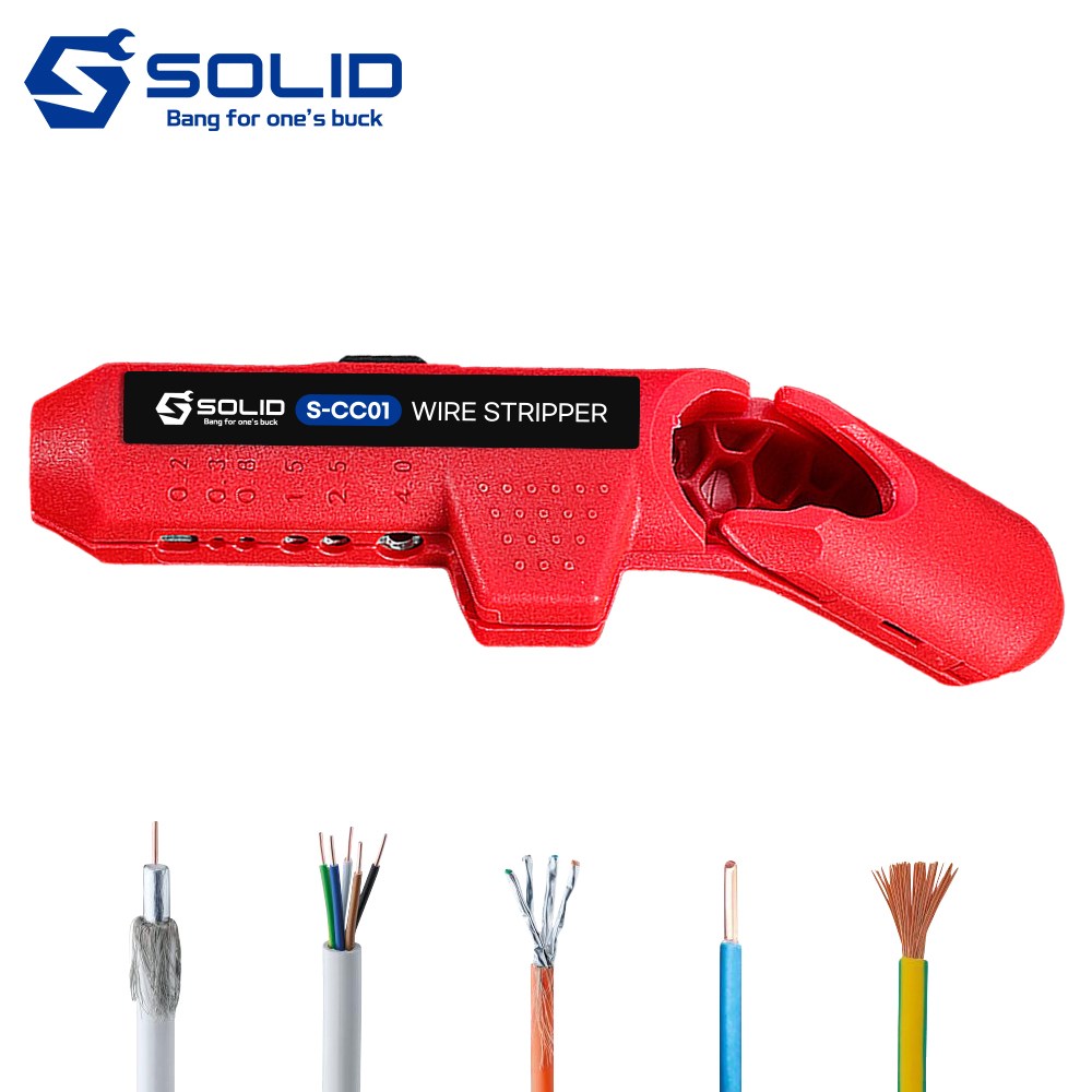 솔리드 전선스트리퍼 전선탈피기 와이어 케이블 피복제거 컷팅 전공칼 스트리핑 S-CC01, 1개 16,500원
