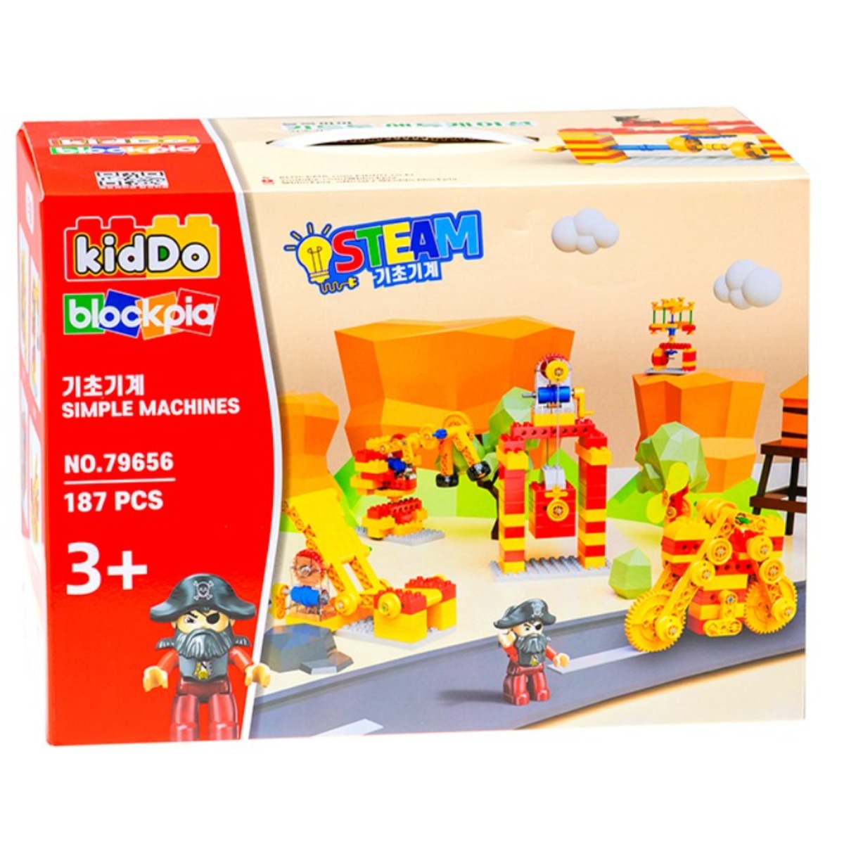 블록피아 키드두 에듀케이션 블록 기초기계 7 9656 레고 듀플로 호환 늘봄교실 돌봄교실 교구 블럭, 1개 155,000원