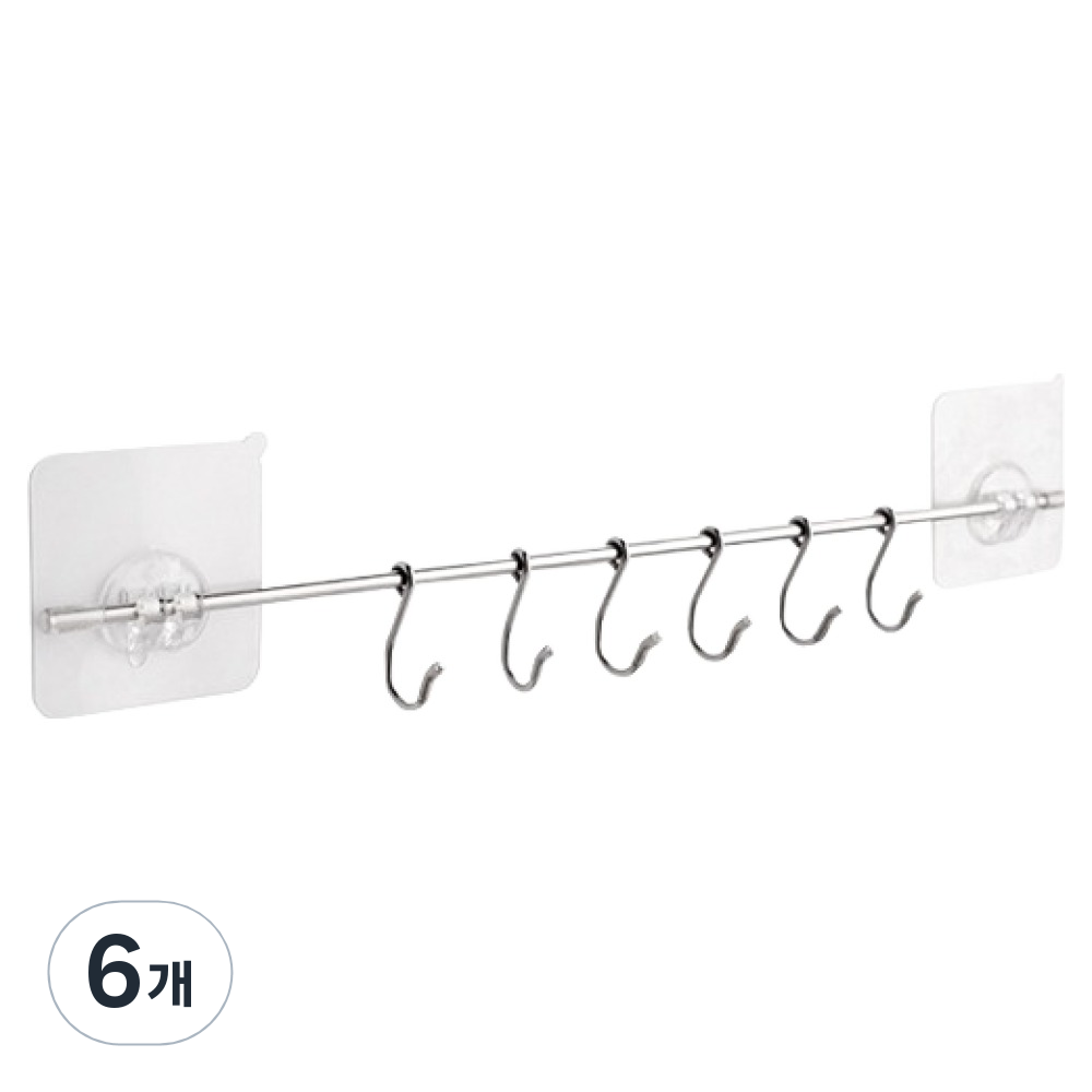 피키픽스 스테인리스 접착식 다용도 도구 걸이 40.5cm 29,940원