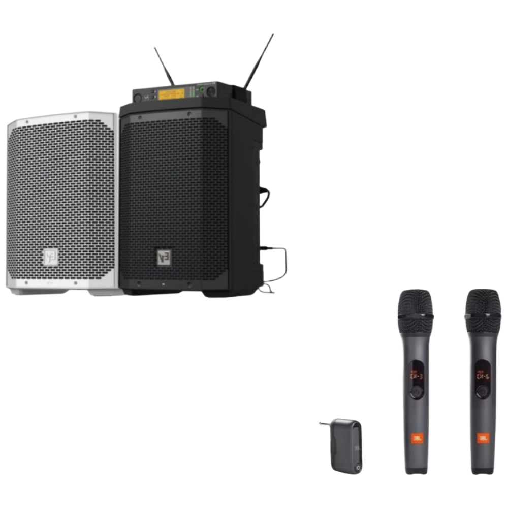 EV EVERSE8 충전식 파워드 스피커 400W 8인치 + 무선마이크 AS3 세트 1,538,800원