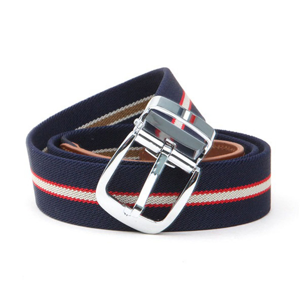 젠틀안트 패션 스판 남성 캐주얼벨트 네이비&레드 CMB-004 41,100원