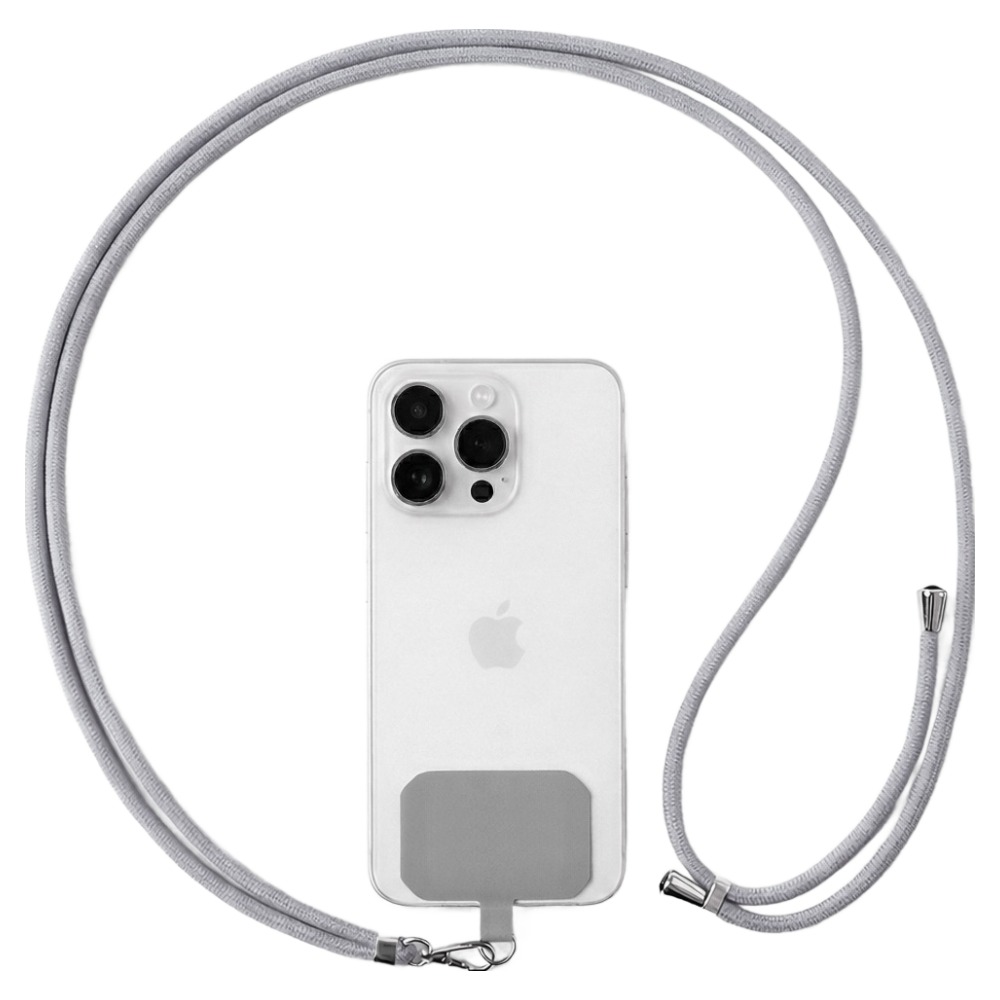 하이퀄 전기종 가능 길이조절 핸드폰 스트랩, 연그레이, 1개 5,740원