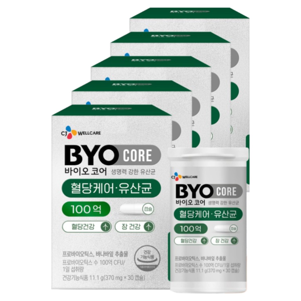 바이오코어 혈당케어 유산균, 30회분, 11.1g, 5박스 155,170원