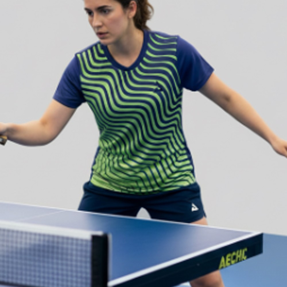 줄라 웨이브 크루 여성 반팔 티셔츠 스포츠 반팔티 경기복 유니폼 티셔츠 탁구복 상의 66,700원