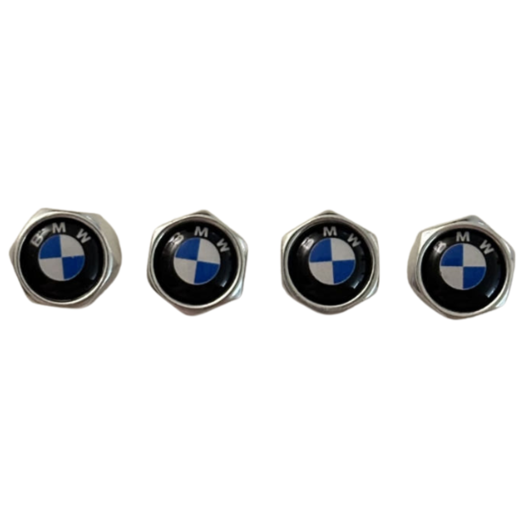 BMW 에어벨브 타이어 밸브캡 에어캡 구찌캡, BMW 실버, 4개, 현재가 12,500원