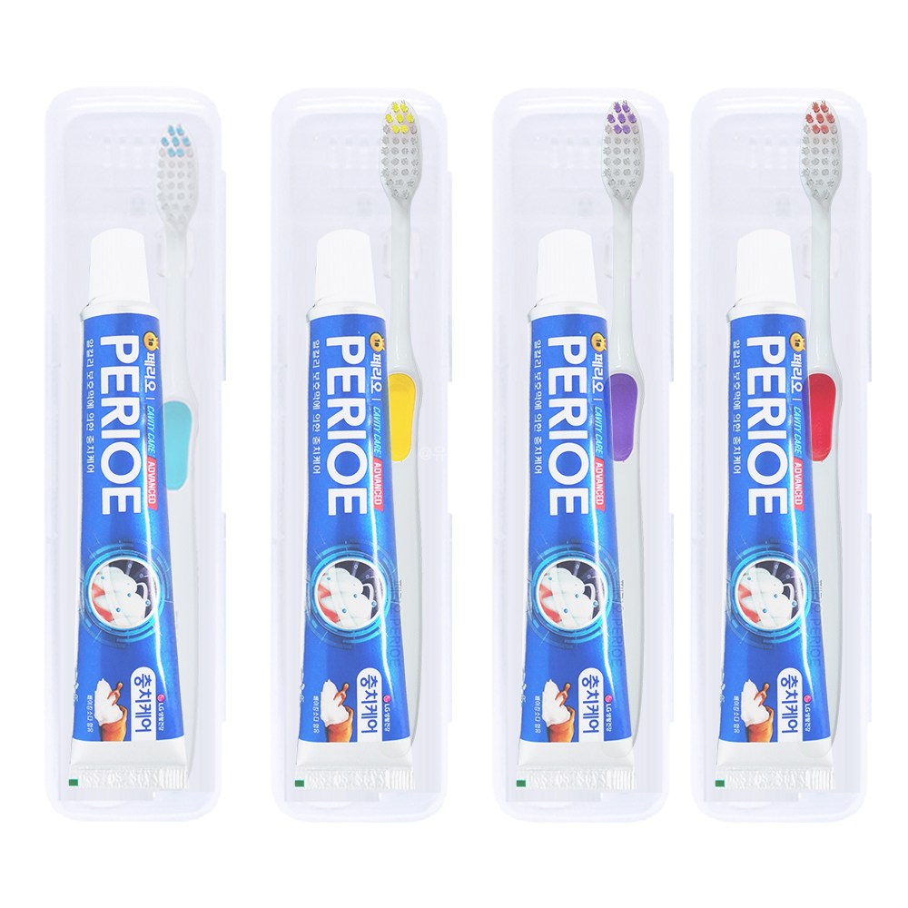 휴대용 페리오 치약칫솔 케이스 4세트 8,500원