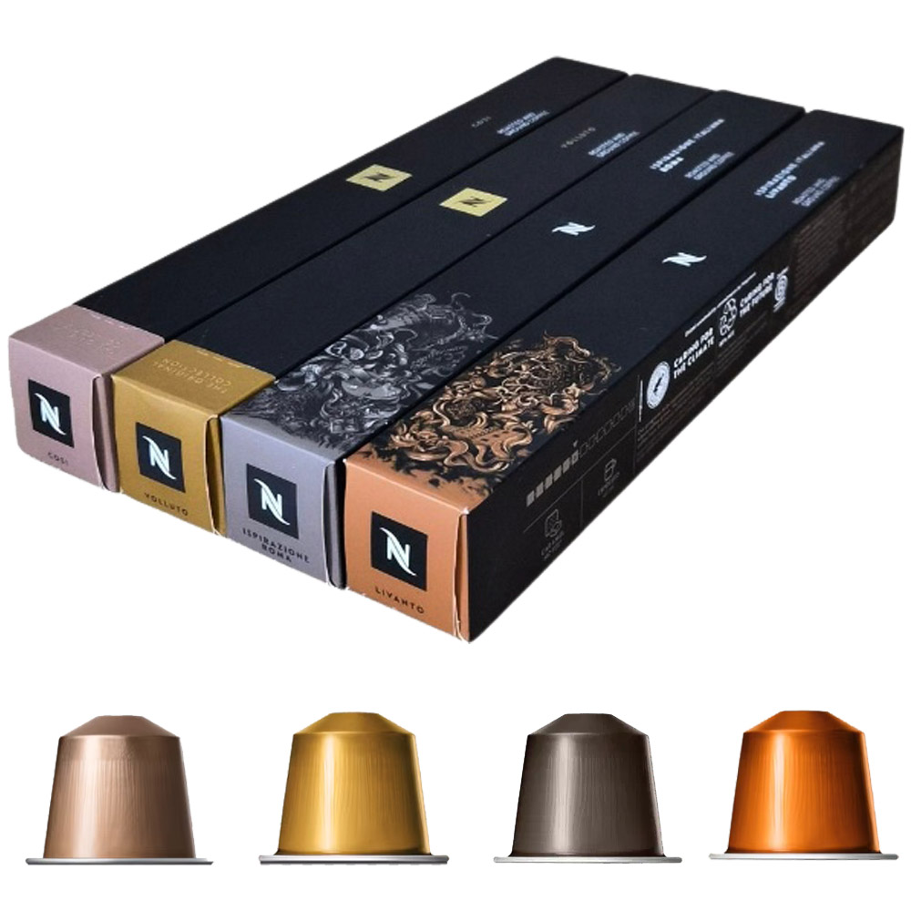 네스프레소 오리지널 캡슐커피 높은 판매량 셋트구성 (코지/볼루토/로마/리반토) 39,980원