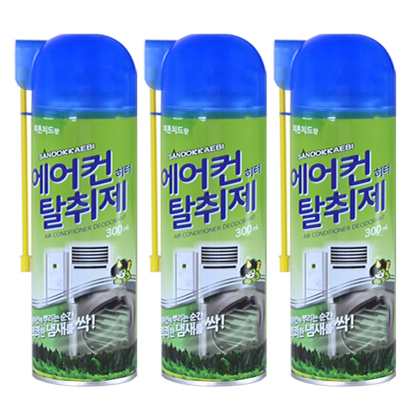 산도깨비, 에어컨 히터 탈취제 스프레이 셀프크리닝 11,500원