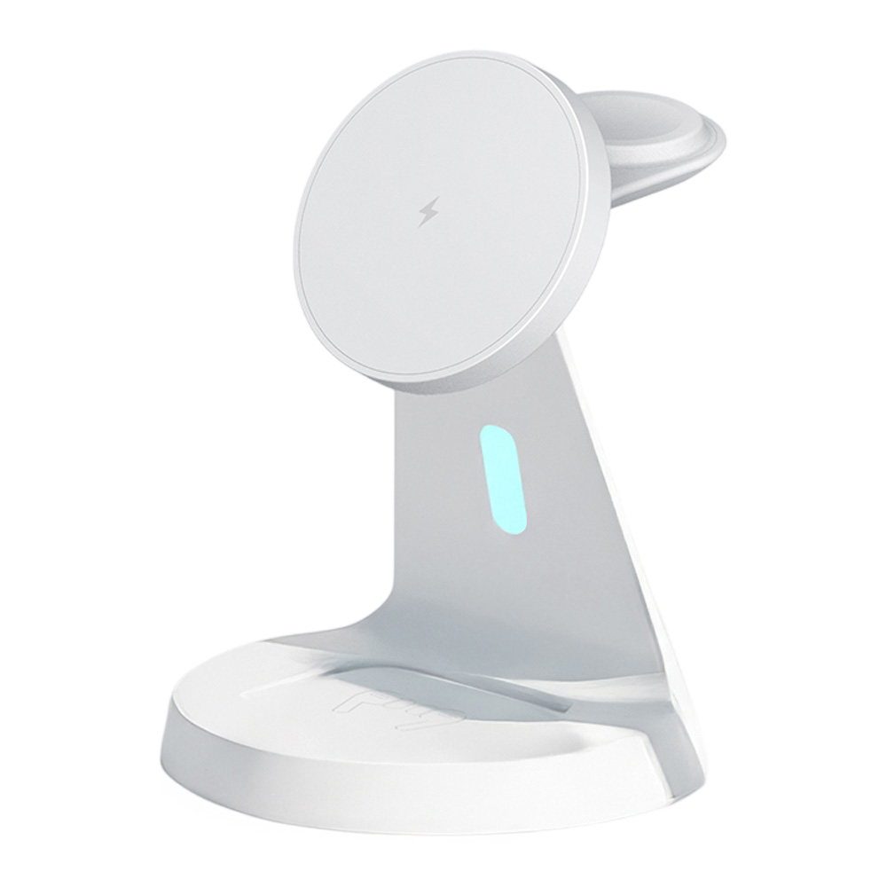 뉴클 3IN1 맥세이프 마그네틱 무선 고속충전 스탠드 충전기, 화이트 25,900원