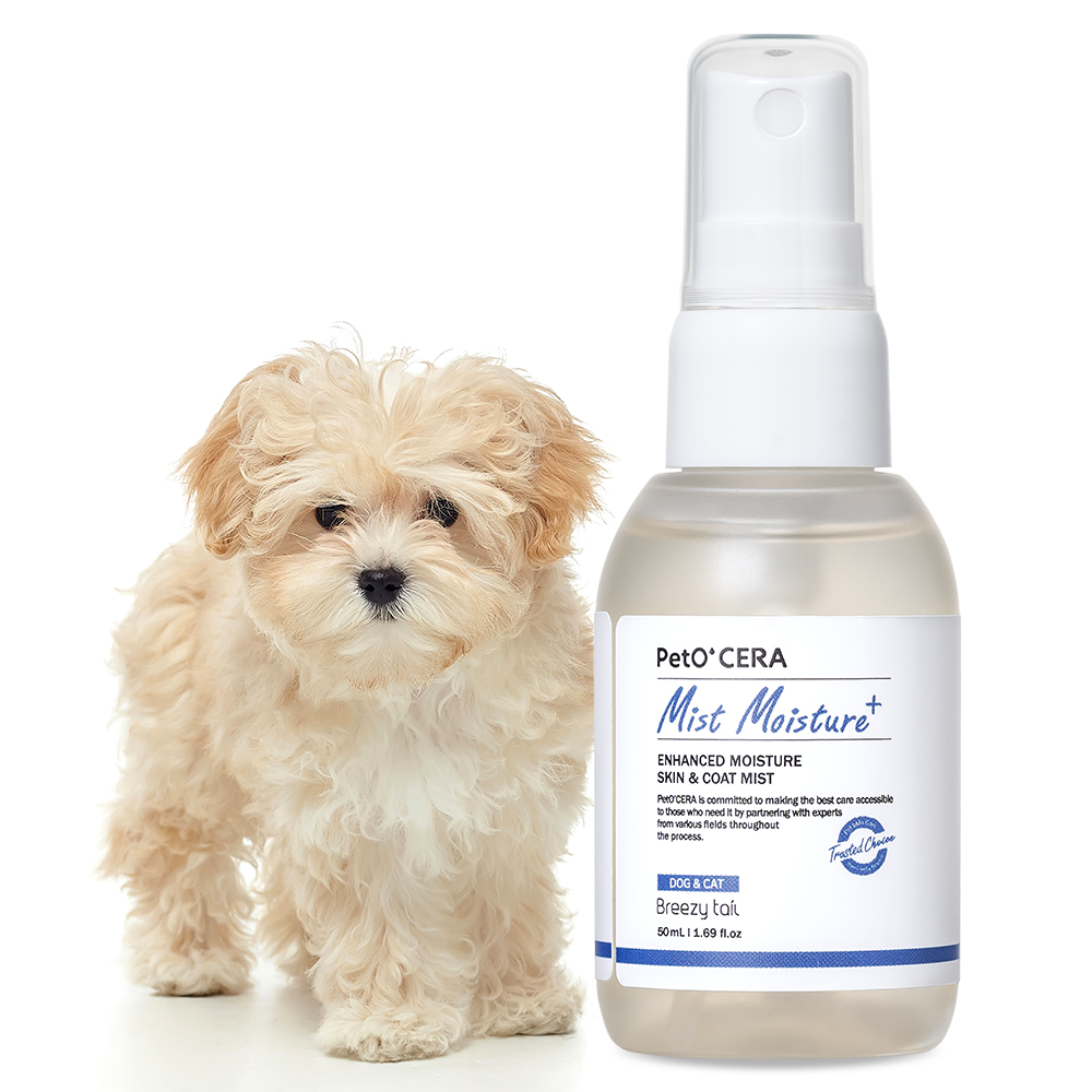 페토세라 강아지 고보습 엉킴방지 저자극 미스트 모이스처 플러스 베이비파우더향 8,000원