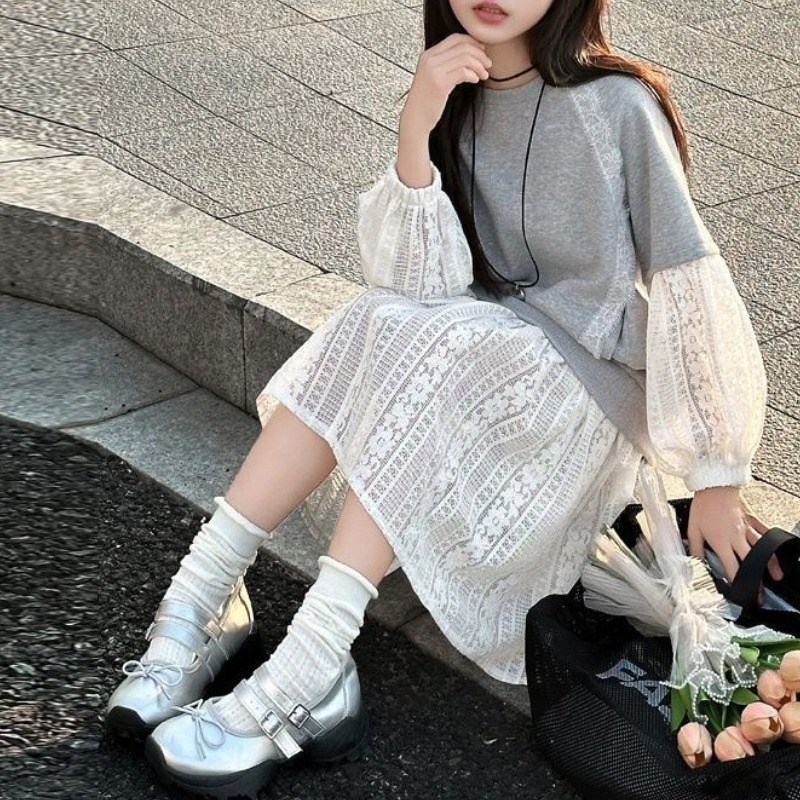 해피유통 여아 봄 패션 얇은 소매 원피스 무버튼 슬림 A라인디자인14세 이상 21,430원