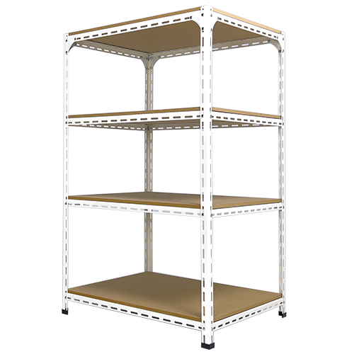 부원진열장 조립식 볼트식 철 앵글 420 620 철제 베란다 다용도실 인테리어 mdf 4단 선반 101,400원