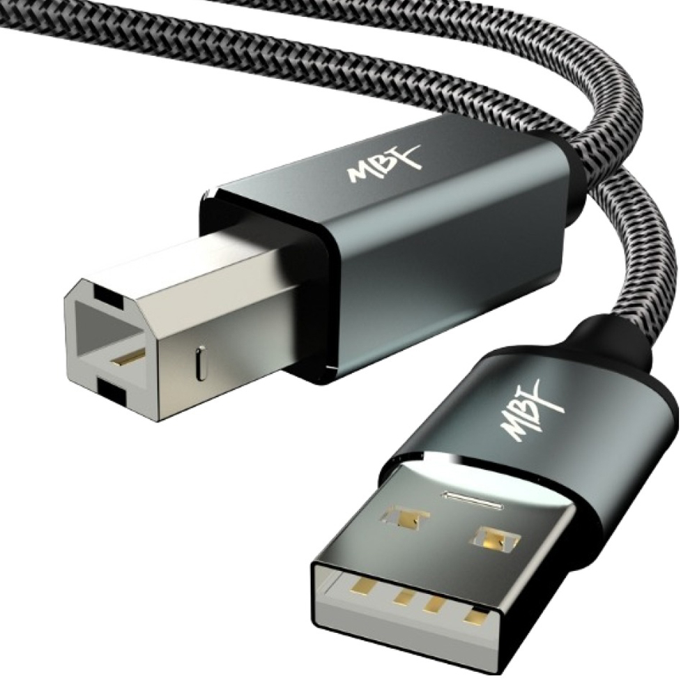 엠비에프 USB2.0 AM to BM 1.8M 차폐 메탈케이블 MBF-UB218MT 6,500원