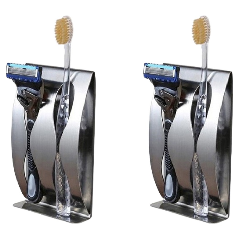 블럭마트 고급 스테인레스 304 칫솔걸이 2인 9,300원