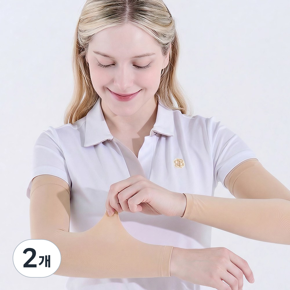 베일리화이트 자외선차단 팔토시 여성 쿨토시 골프 살색, 2개, 라이트스킨 15,900원