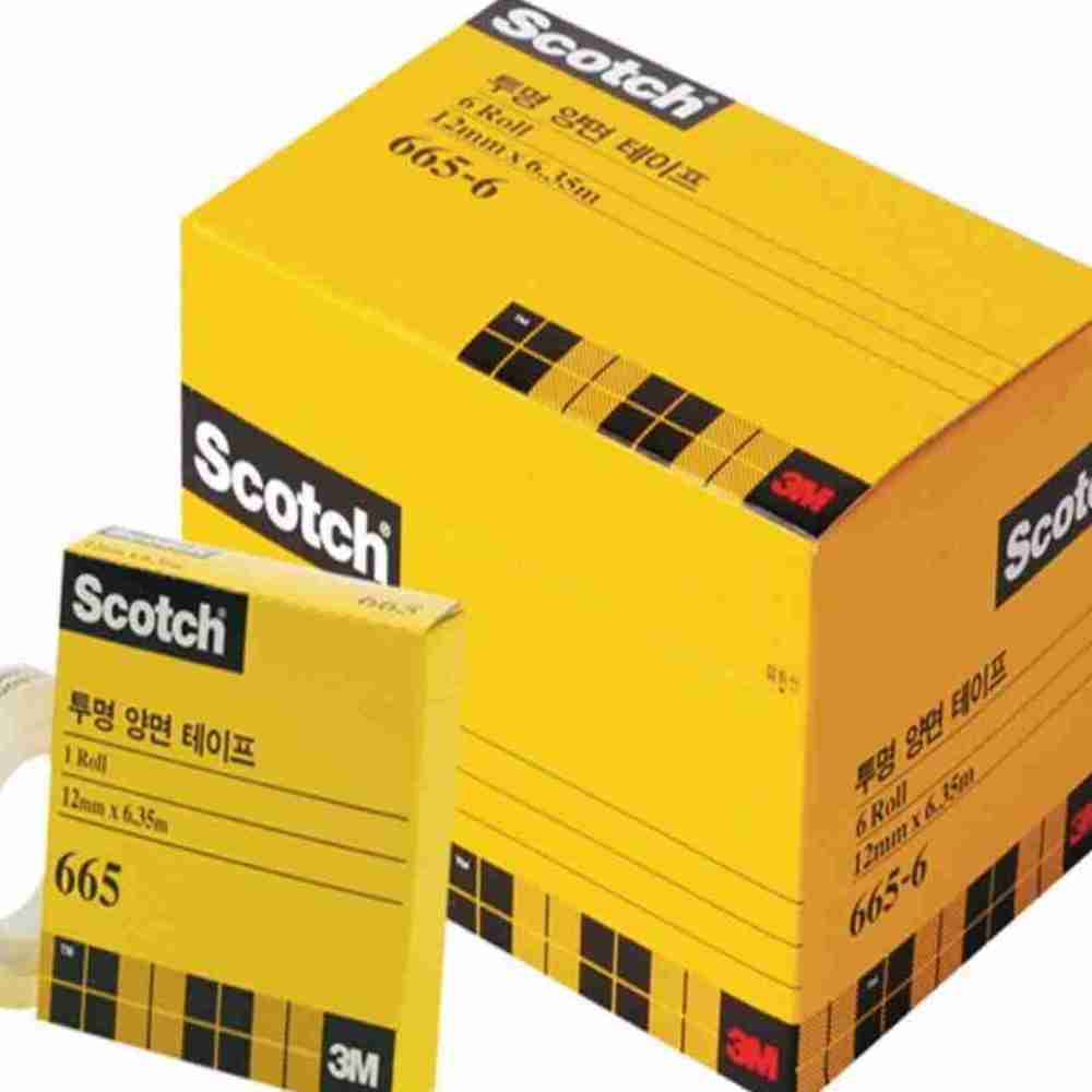 3M 투명양면테이프 초강력양면테이프 리필 12mm 6롤 23,500원