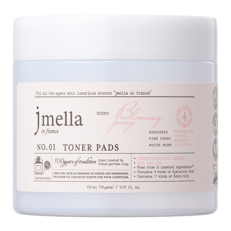 제이멜라 인 프랑스 블루밍 피오니 토너 패드 150ml, 70개입, 1개 8,820원