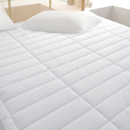 베이직톤 국내산 고밀도 순면 60수 한사이즈 큰 밴드 고정형 침대패드, 퓨어화이트 79,900원