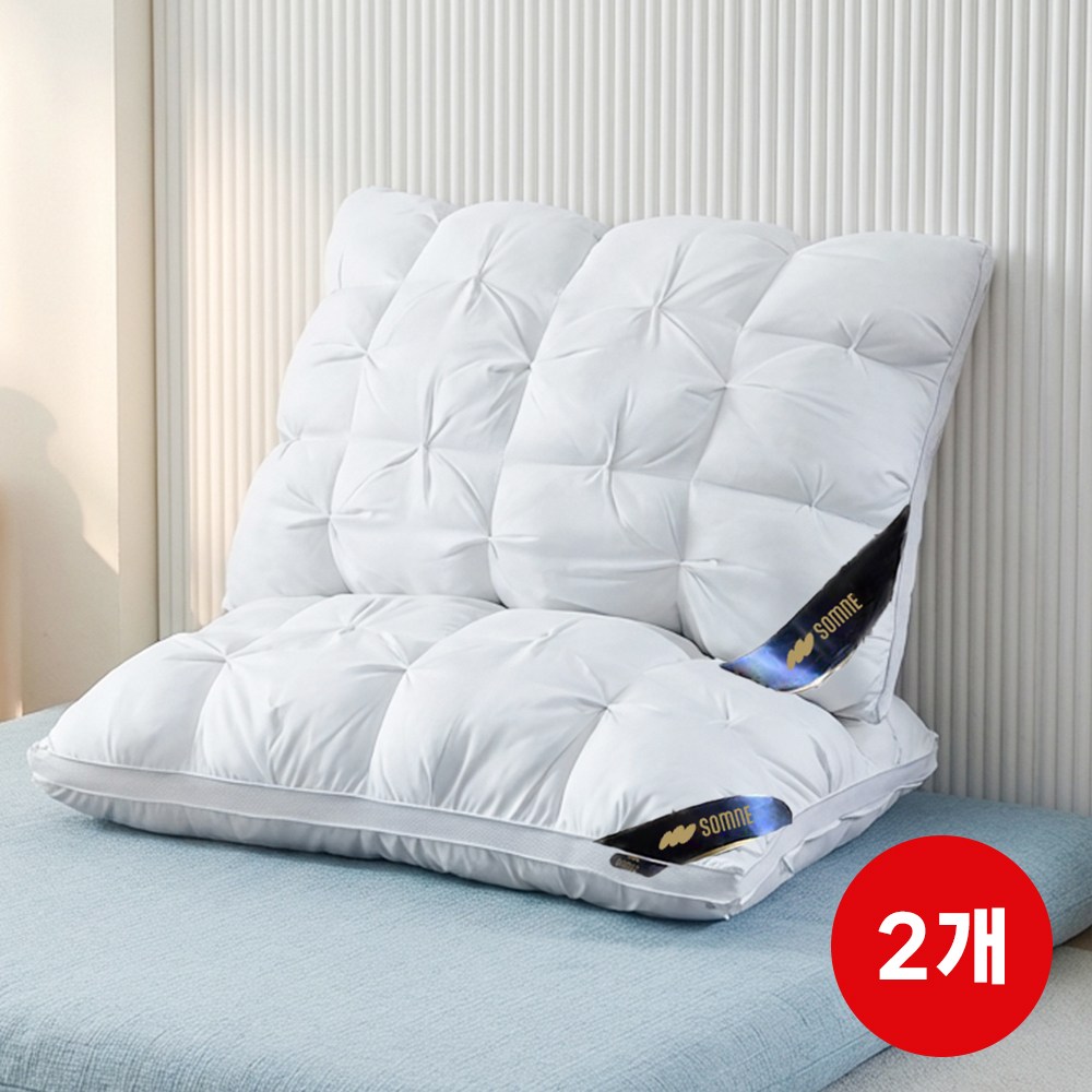 솜느 프리미엄 5성급 호텔 베개 1000g, 화이트, 2개 19,150원