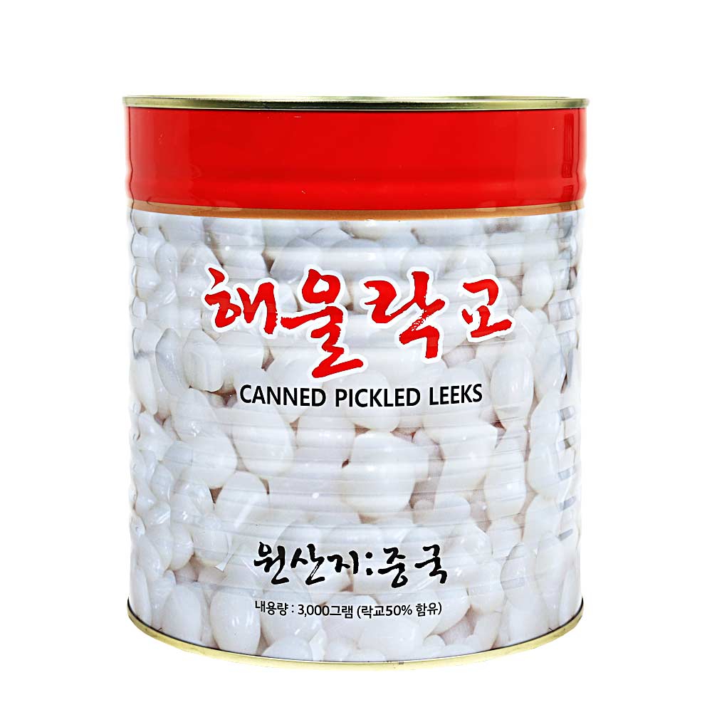 푸드올마켓_ 삼도식품 해울락교 (SS) 3kg /캔 원터치 11,150원
