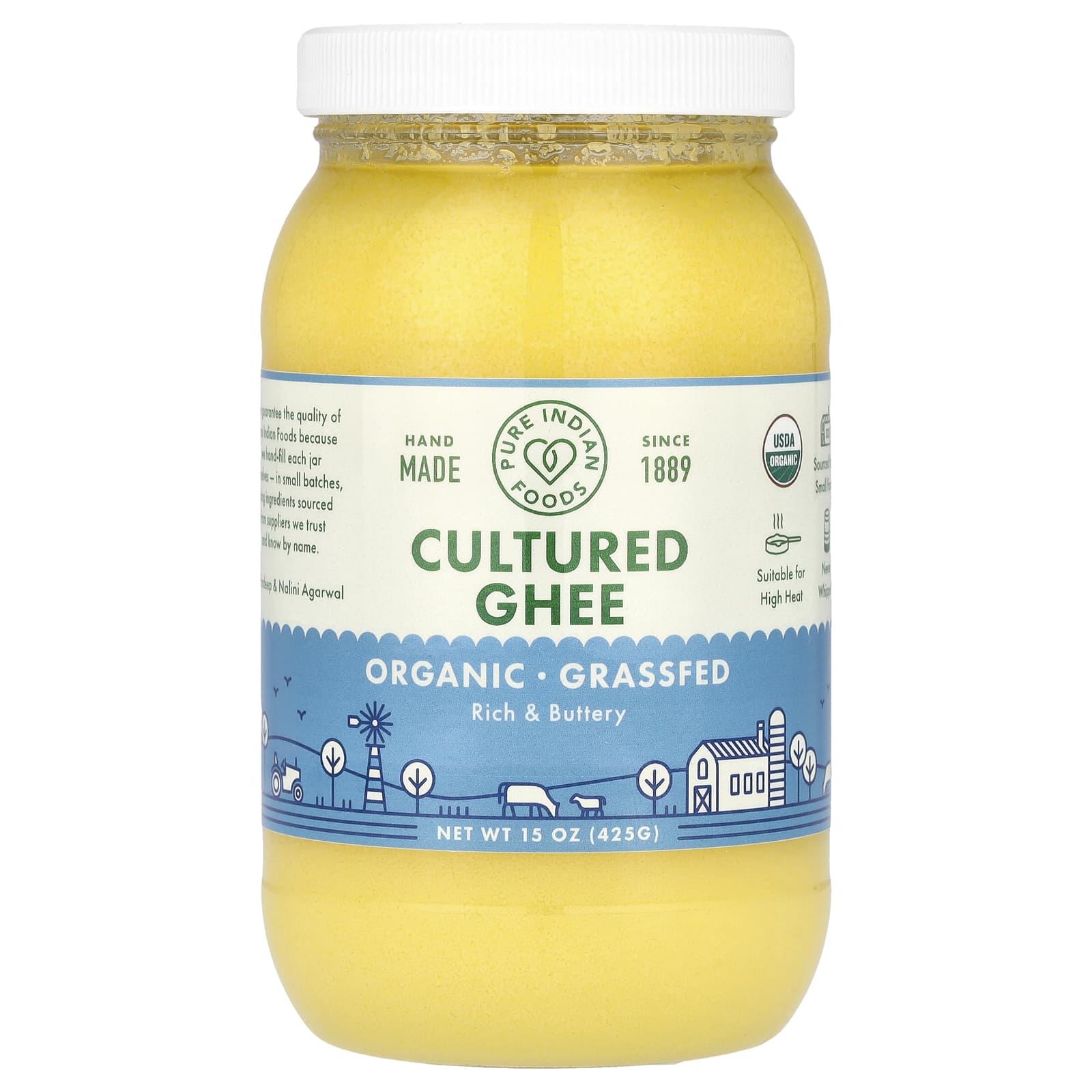 퓨어 인디안 푸드 발효 기버터 Cultured Ghee 425g 46,800원