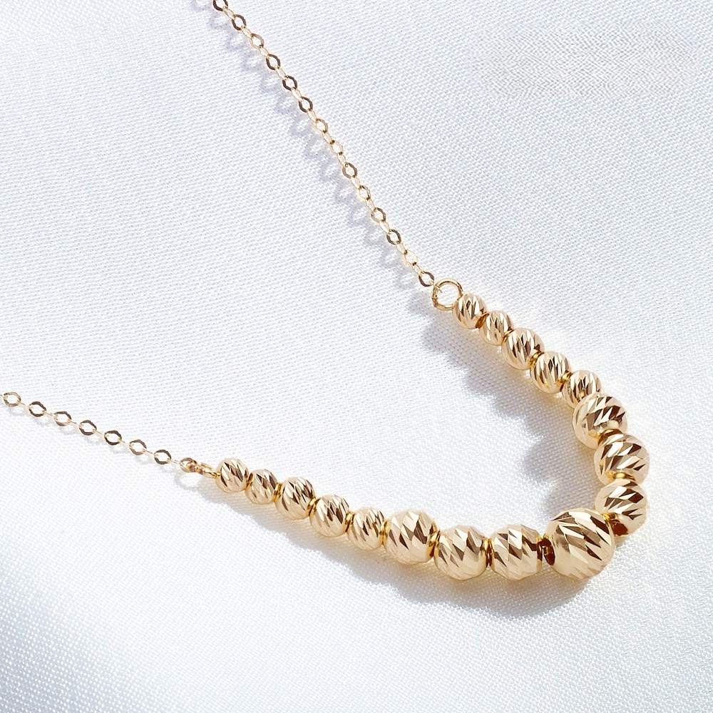 펠리체골드 18K 그레시아 목걸이 (+선물포장) 데일리 기념일 볼 컷팅볼 레이어드 고급 이태리 체인 분위기 여성 여자친구 골드 금 928,310원