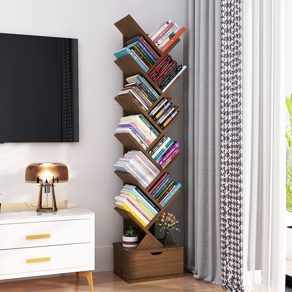 하루꿈 DIY 책장 모던 디자인 거실 책꽂이 스탠딩 나무 서재 책장 잡지꽃이 64,680원