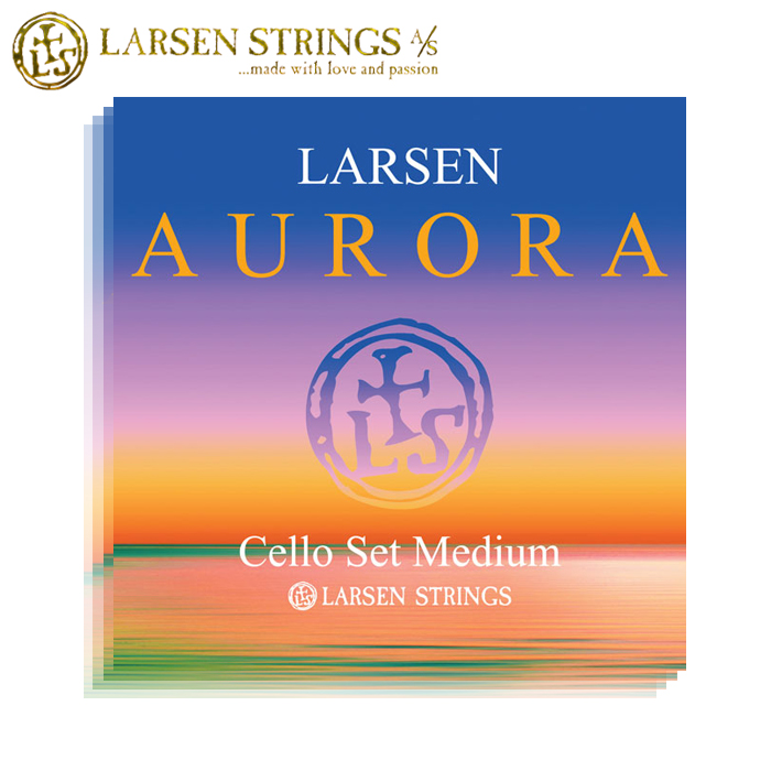 라센 오로라 첼로현 미디엄 줄세트 작은사이즈 240,000원