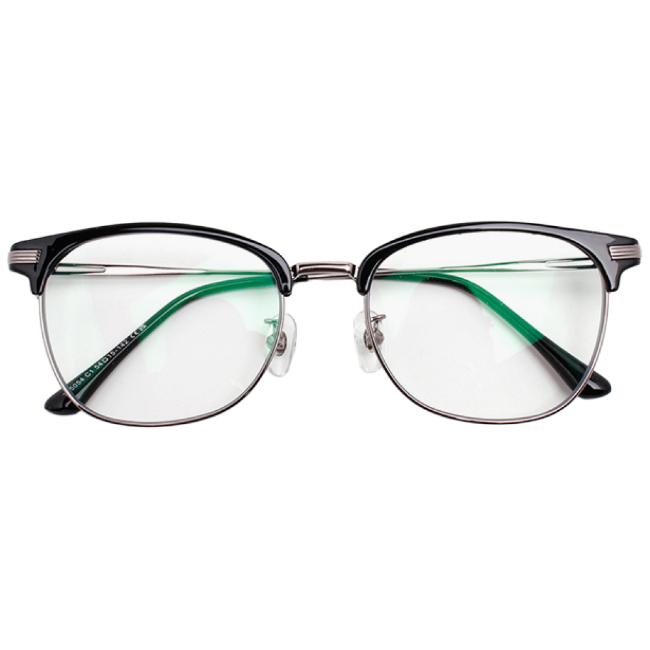 JB9 Double 안경테 블루라이트차단안경 하금테 변색안경 선글라스 자외선차단 블랙 골드 실버 남녀공용 35,000원