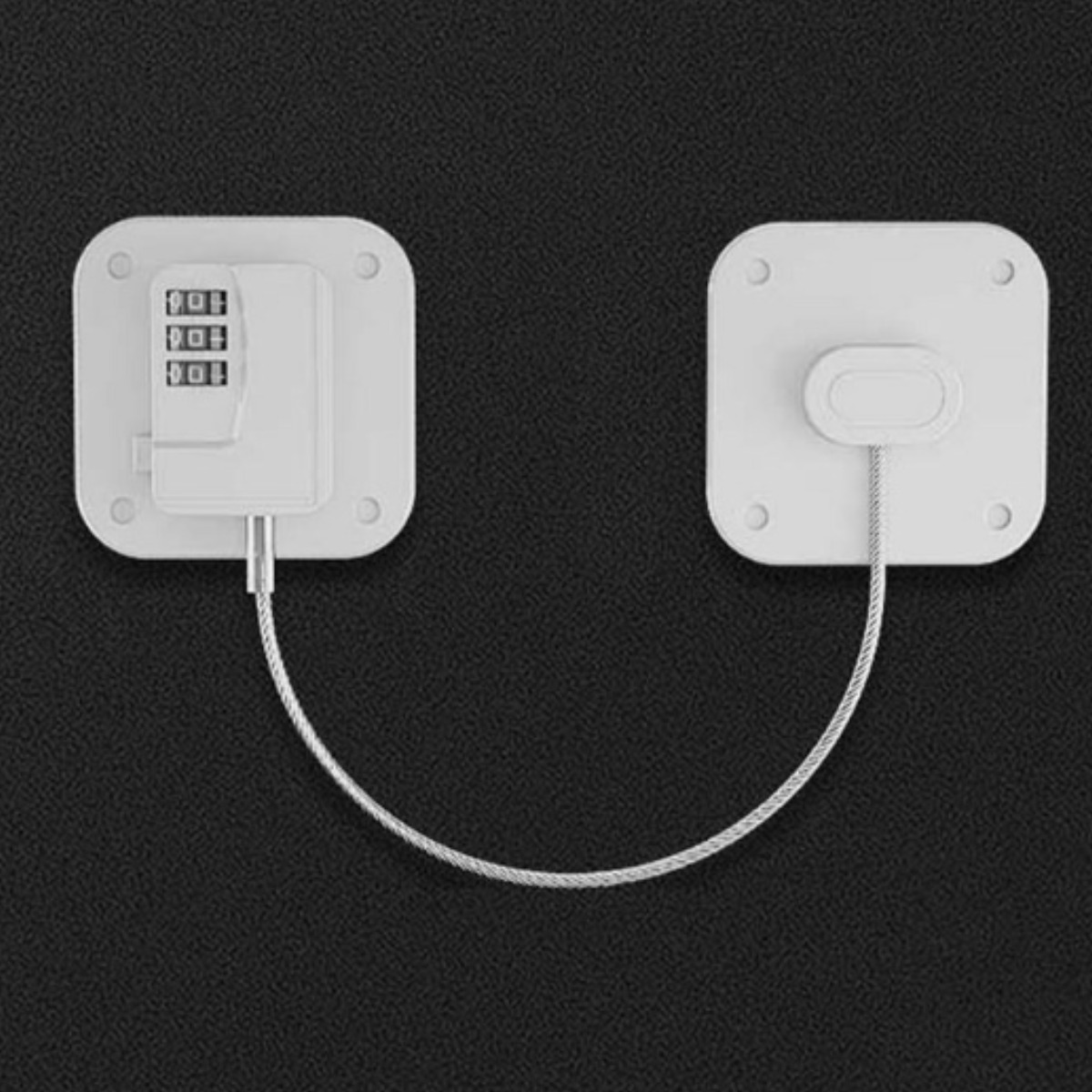 치트몰 냉장고 사물함 안전 잠금 시건장치, 1개, 화이트 7,500원