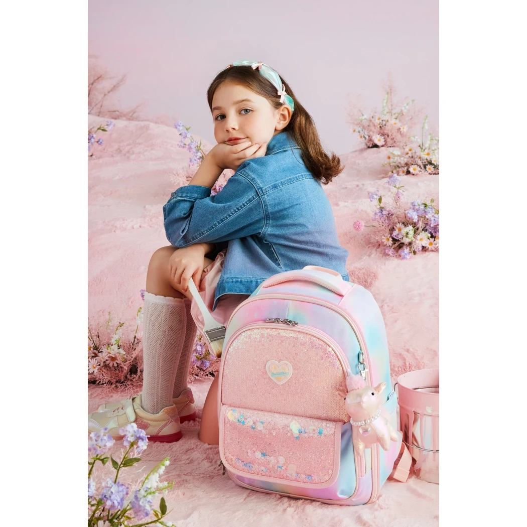 [아동/베네통키즈] NC강서점 여아 예쁜 책가방 블링무빙 책가방  + 코니인형 + 보조가방  3종 세트  QCBG04511 멀티 색상 109,000원