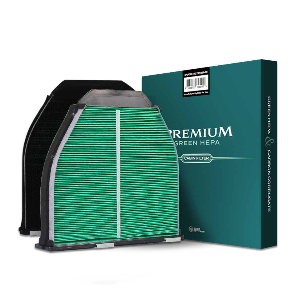 필터포유 프리미엄 그린 헤파 캐빈 자동차 에어컨필터 18,550원