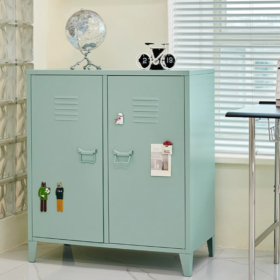 이센시아 모던 철제캐비넷 사물함 락카장 캐비닛 미니사물함, 2단, 그린 200,000원