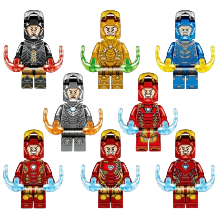 아이언맨 호환블록 브릭미니피규어 8종 세트 시리즈 마블 슈퍼히어로 베스트 풀컬렉션 취미/수집/장식/컬렉션용 커스텀 호환 블록피겨 18,000원