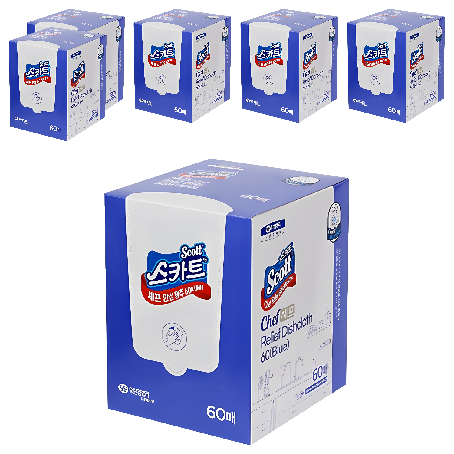 스카트 셰프 안심 행주 블루 40,020원